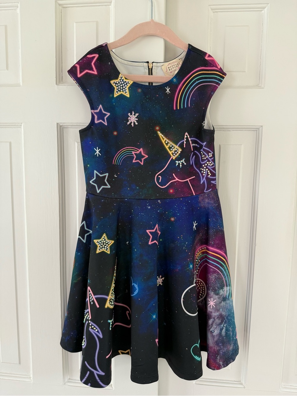 Hannah Banana Unicorn Galaxy Dress